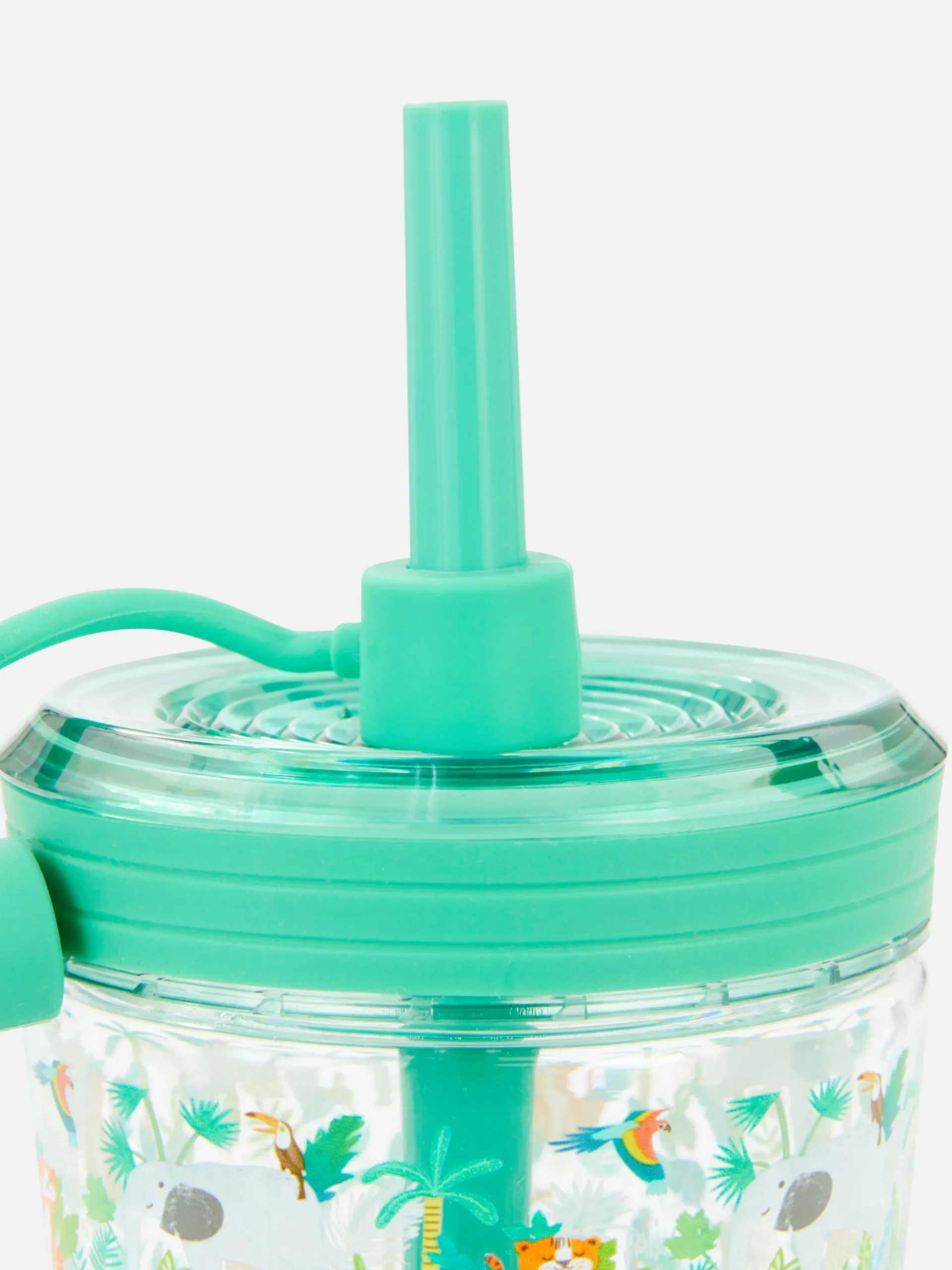 Gobelet Imprimé Avec Paille