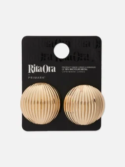 Grands Clous D'oreilles Striés Rita Ora