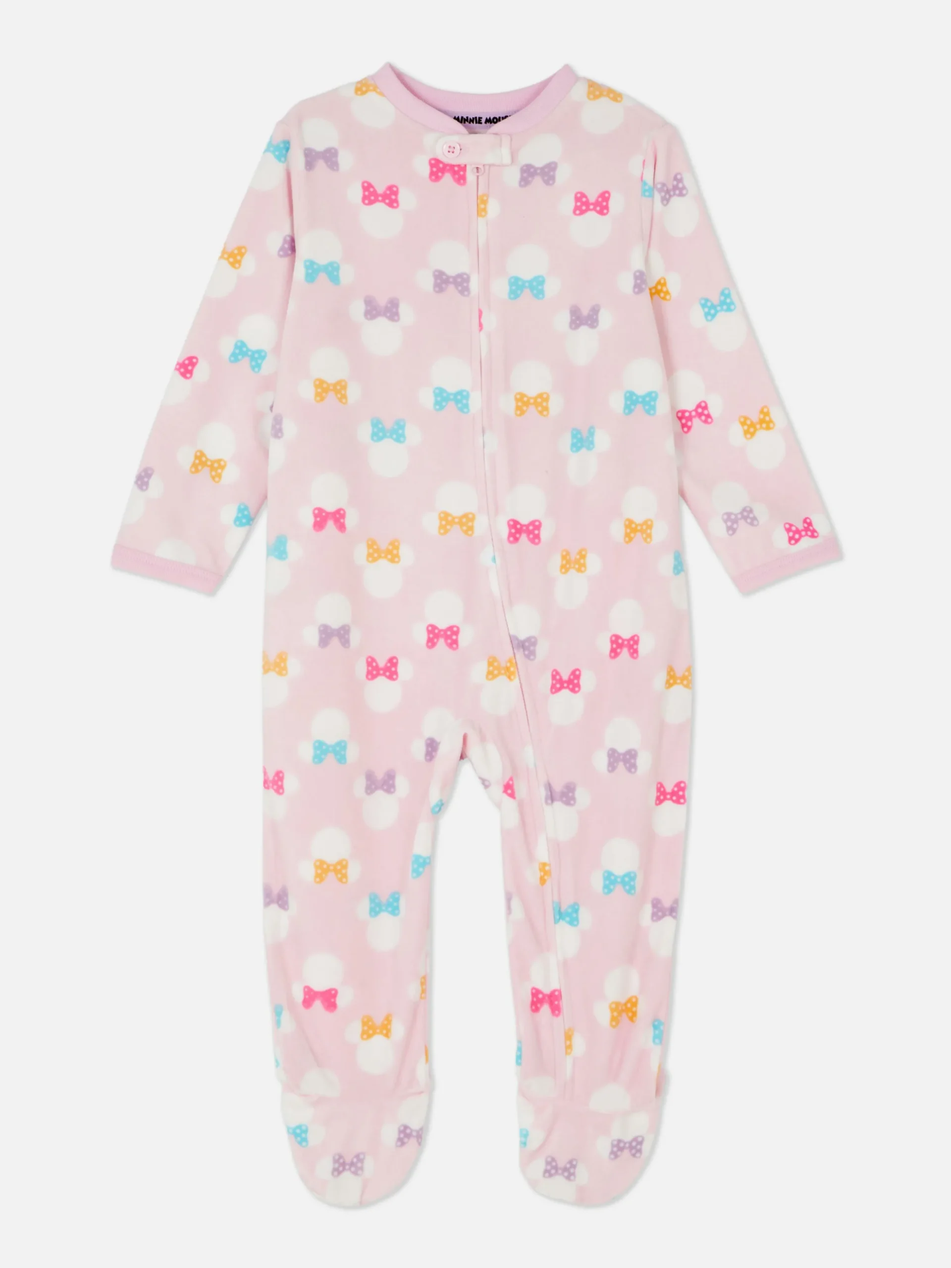 Grenouillère En Tissu Minky Disney Minnie Mouse