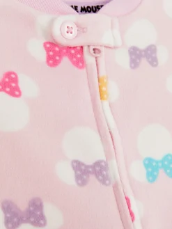 Grenouillère En Tissu Minky Disney Minnie Mouse