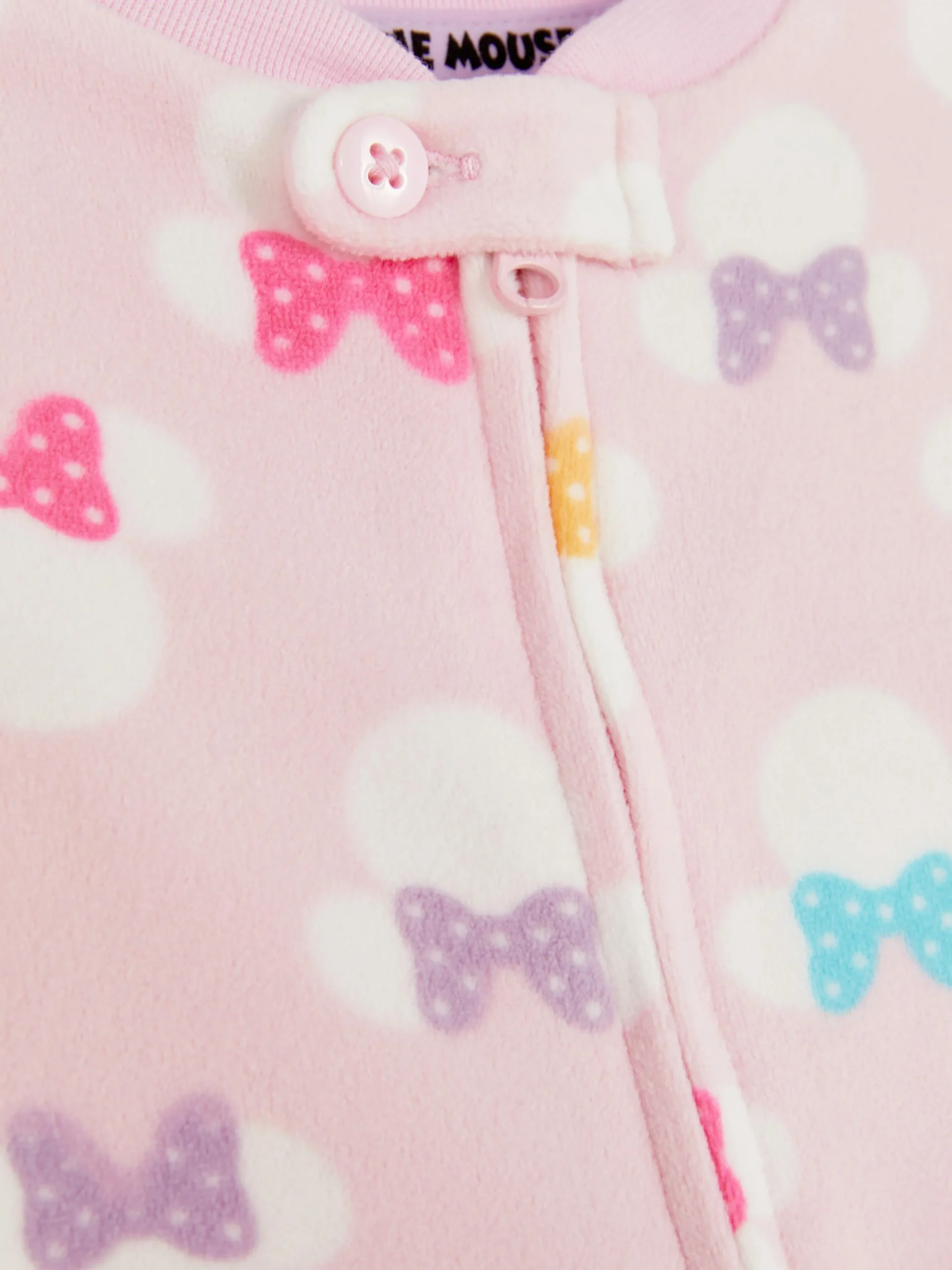 Grenouillère En Tissu Minky Disney Minnie Mouse