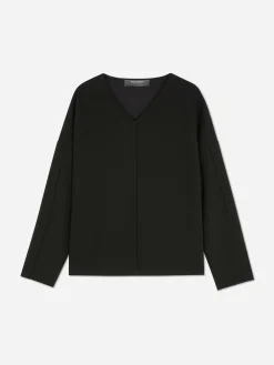 Haut à Manches Longues Avec Coutures à Coordonner