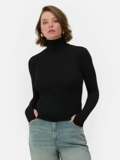 Haut à Manches Longues Et Col Roulé Rita Ora