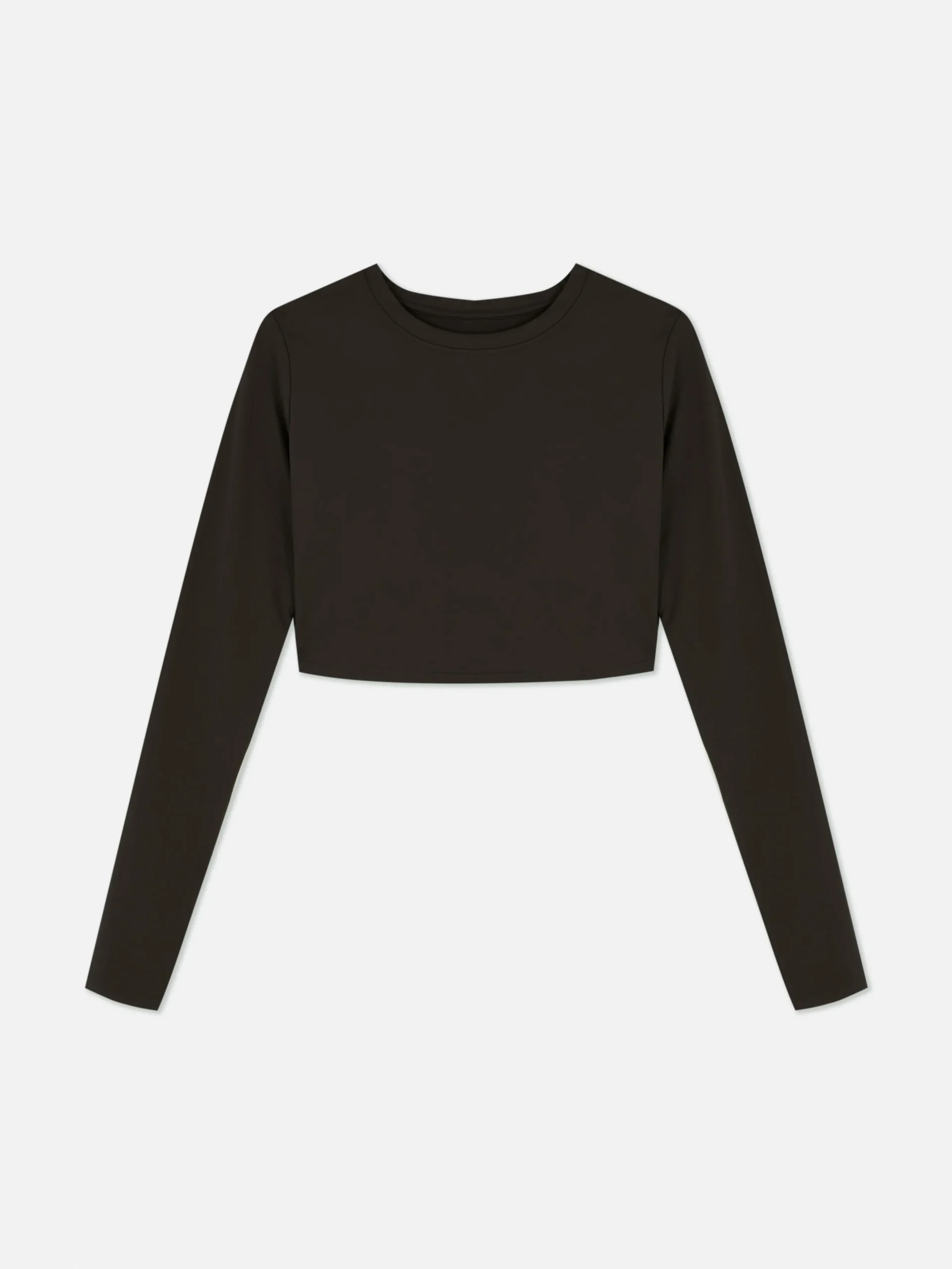 Haut Court De Sport à Manches Longues En Tissu Ultra-doux Rita Ora