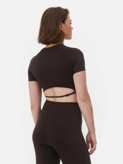 Haut Court De Sport En Tissu Ultra-doux Rita Ora