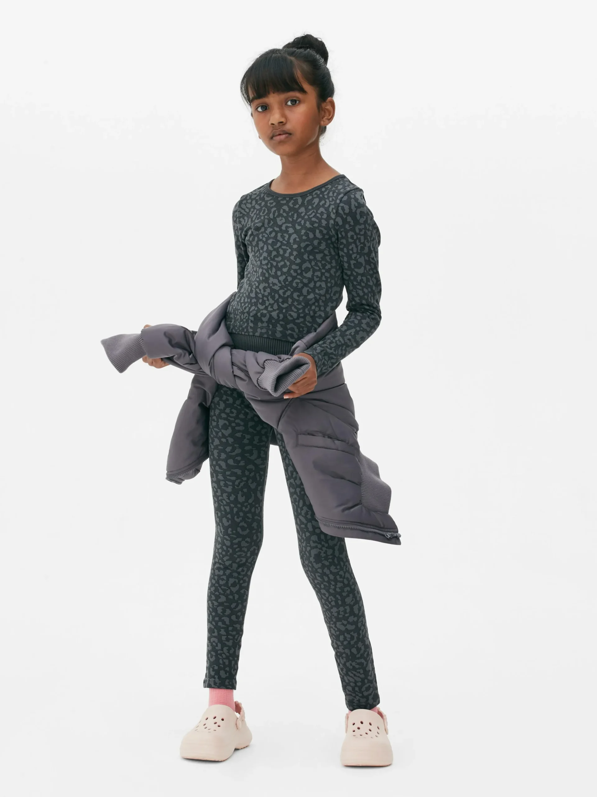 Haut De Sport à Imprimé Léopard