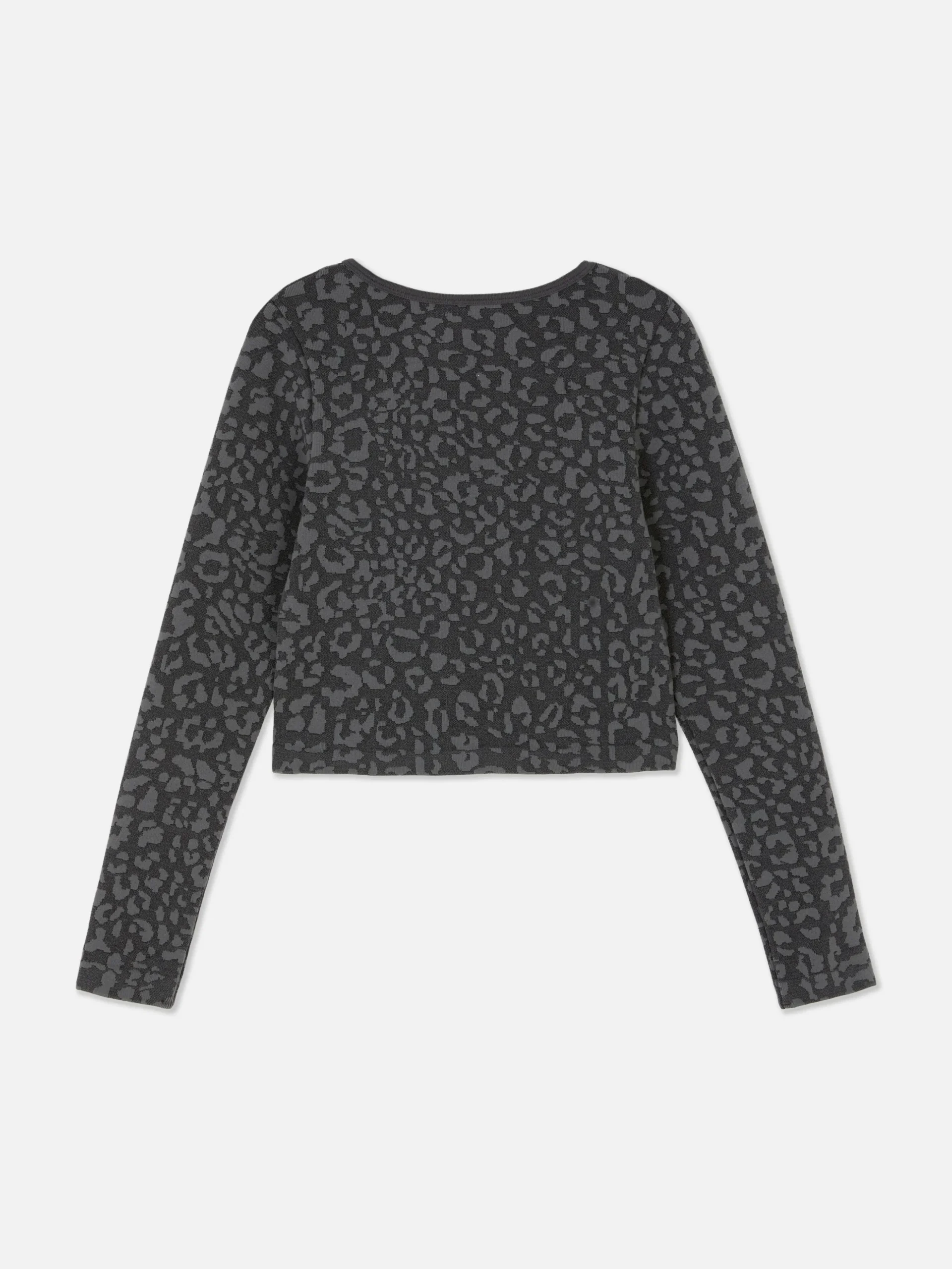 Haut De Sport à Imprimé Léopard