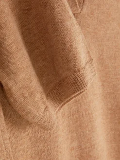 Haut En Maille Fine à Col Et Manches Courtes