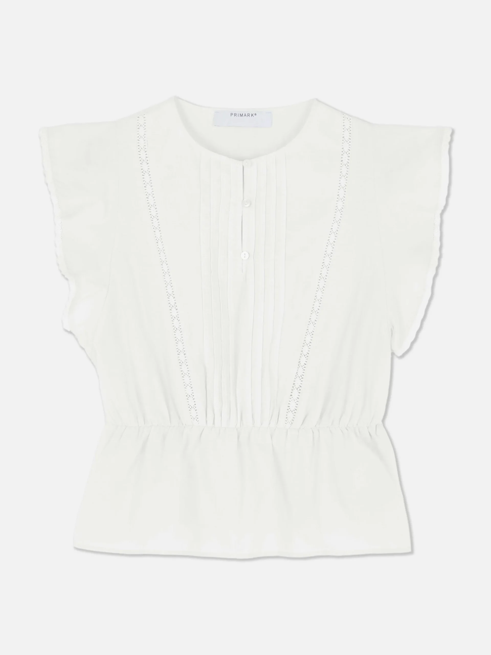 Haut Sans Manches En Broderie Anglaise