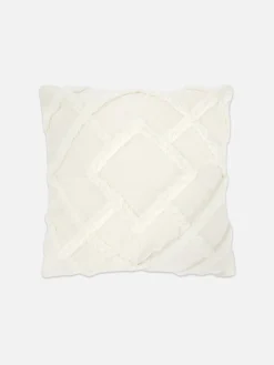 Housse De Coussin Touffetée