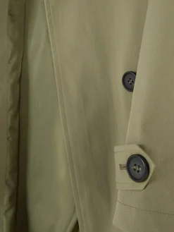 Imperméable à Double Boutonnage Et Ceinture