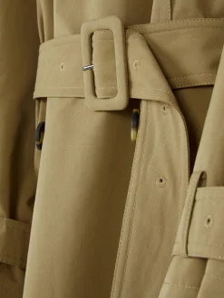 Imperméable Croisé à Capuche Rita Ora