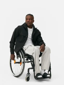 Imperméable Zippé à Capuche