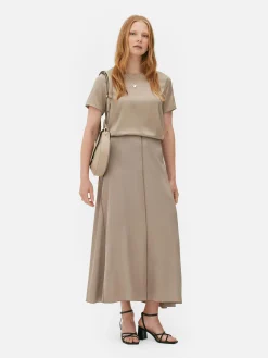 Jupe En Satin The Edit