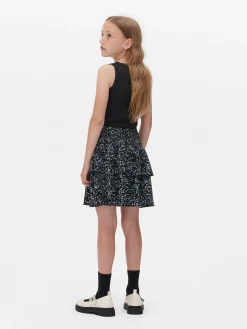 Jupe Florale à Superpositions