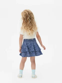 Jupe Florale à Superpositions