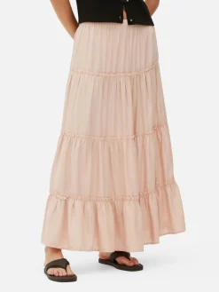 Jupe Longue à Superpositions