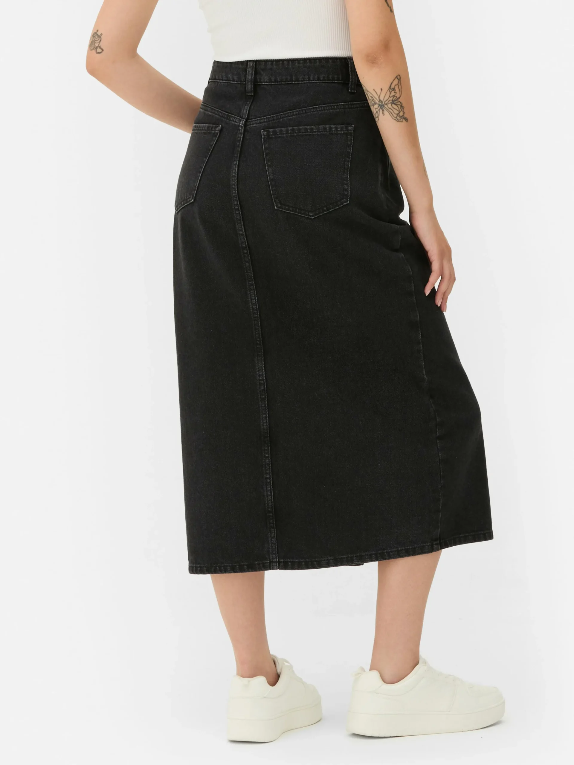 Jupe Mi-longue En Jean