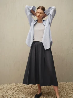 Jupe Mi-longue Plissée The Edit