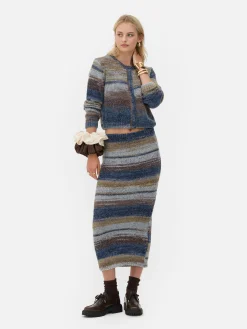 Jupe Mi-longue Space Dye à Coordonner Rita Ora