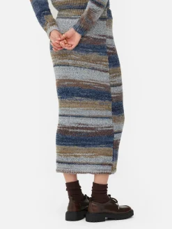 Jupe Mi-longue Space Dye à Coordonner Rita Ora