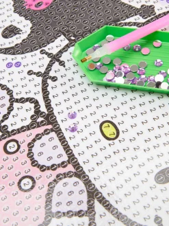 Kit Broderie Diamant Par Numéro Hello Kitty Et Kuromi