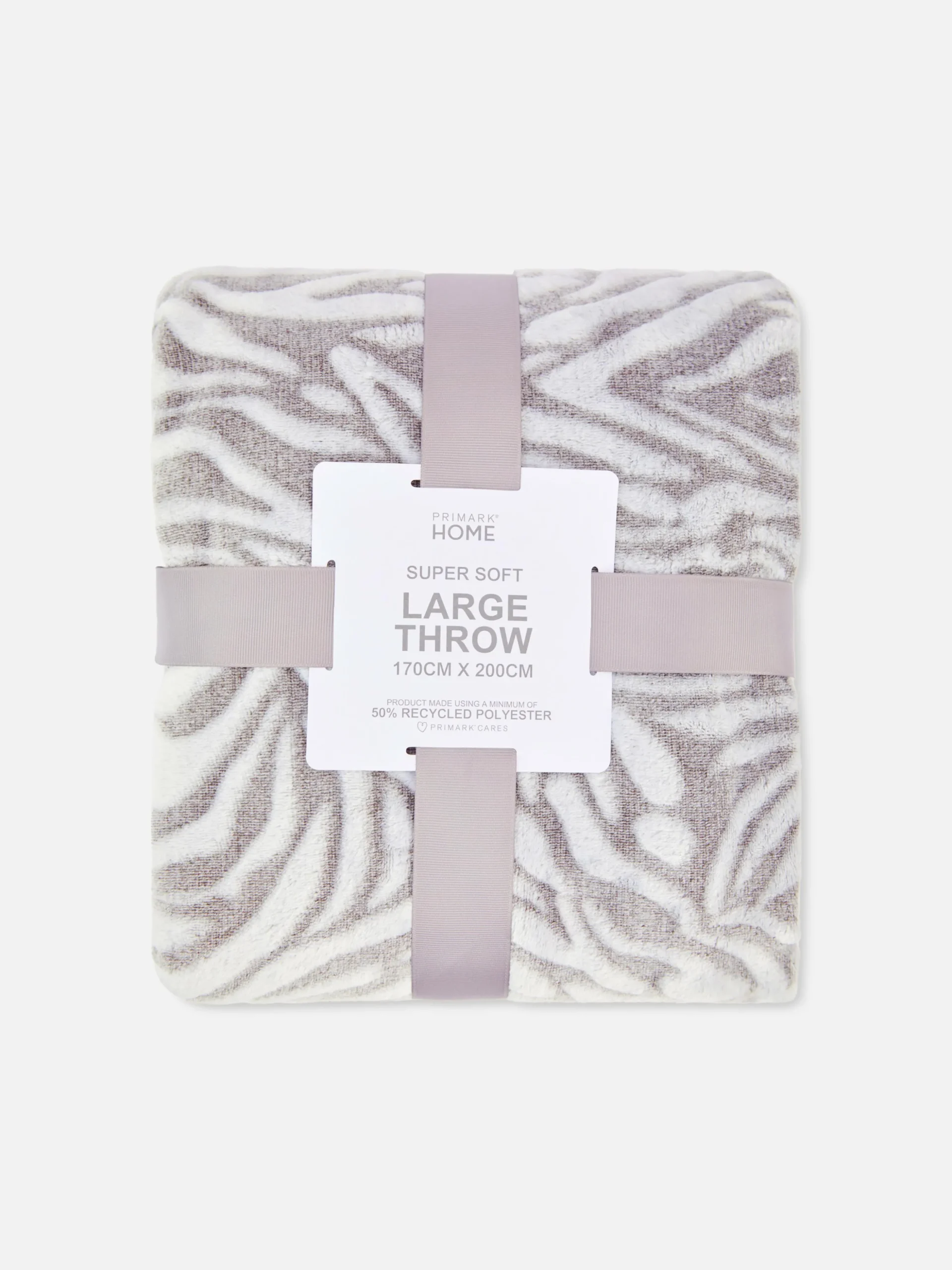 Large Couverture à Imprimé Zèbre