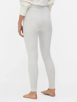 Legging Chiné Doublé De Velours Duveteux
