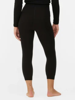 Legging Court Doublé En Velours