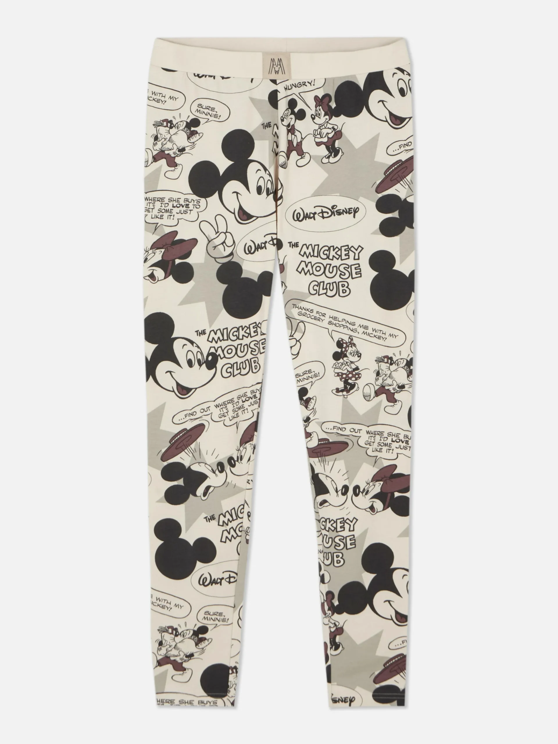 Legging De Pyjama à Motif Rétro Disney Mickey Mouse