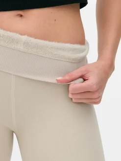 Legging En Velours à Doublure Duveteuse