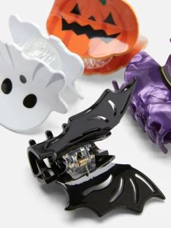 Lot De 4 Barrettes Halloween