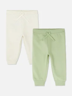 Lot De 2 Bas De Jogging à Revers Avec Cordon De Serrage