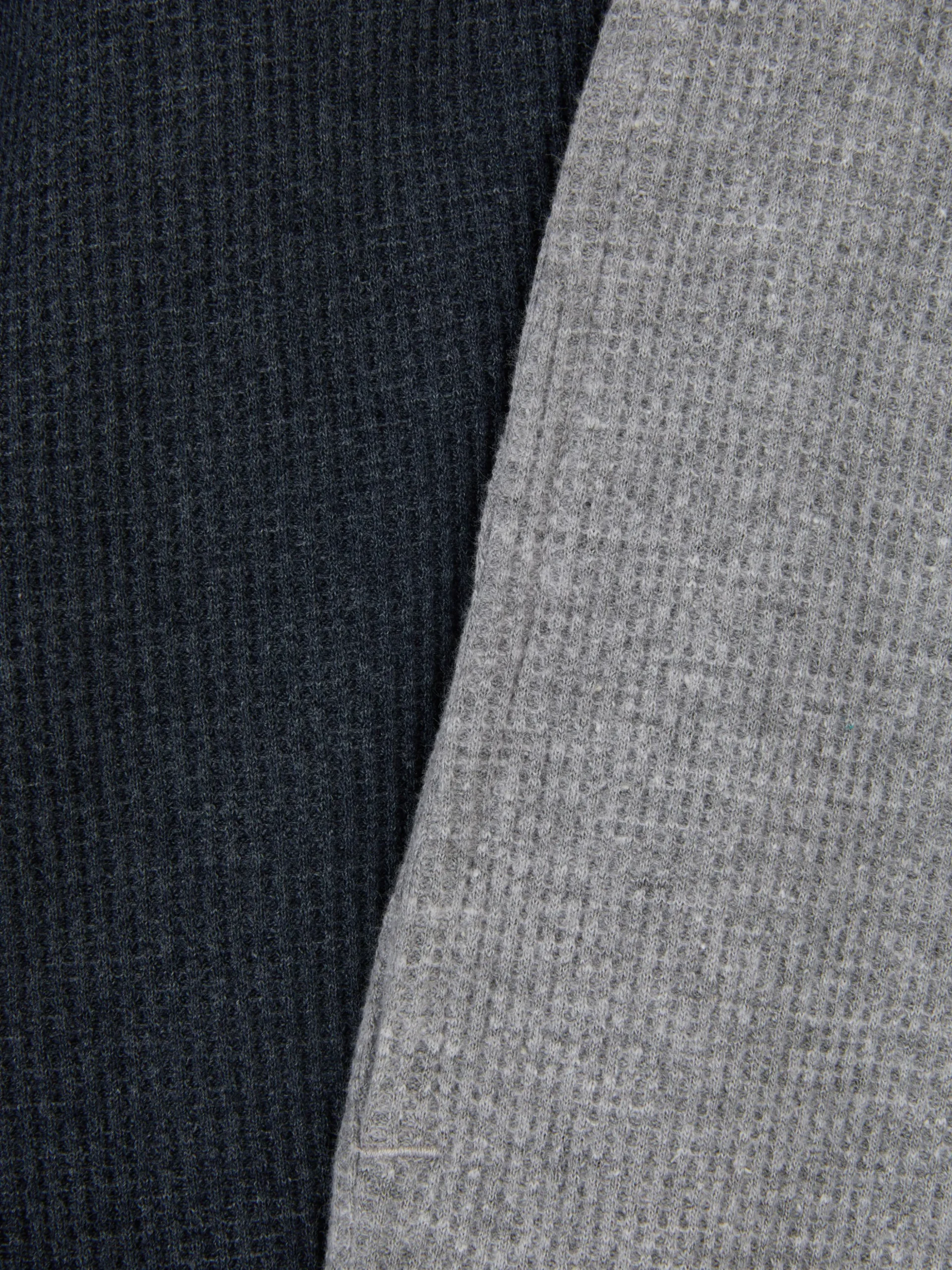 Lot De 2 Bas De Pyjama Resserrés Aux Chevilles à Texture Gaufrée