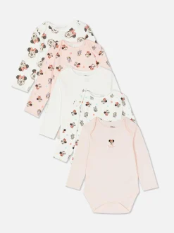 Lot De 5 Bodys Disney Minnie Mouse Et Daisy Duck