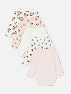 Lot De 5 Bodys Disney Minnie Mouse Et Daisy Duck