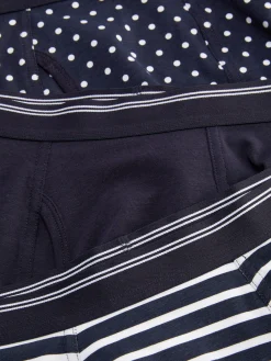 Lot De 3 Boxers à Pois Et Rayures