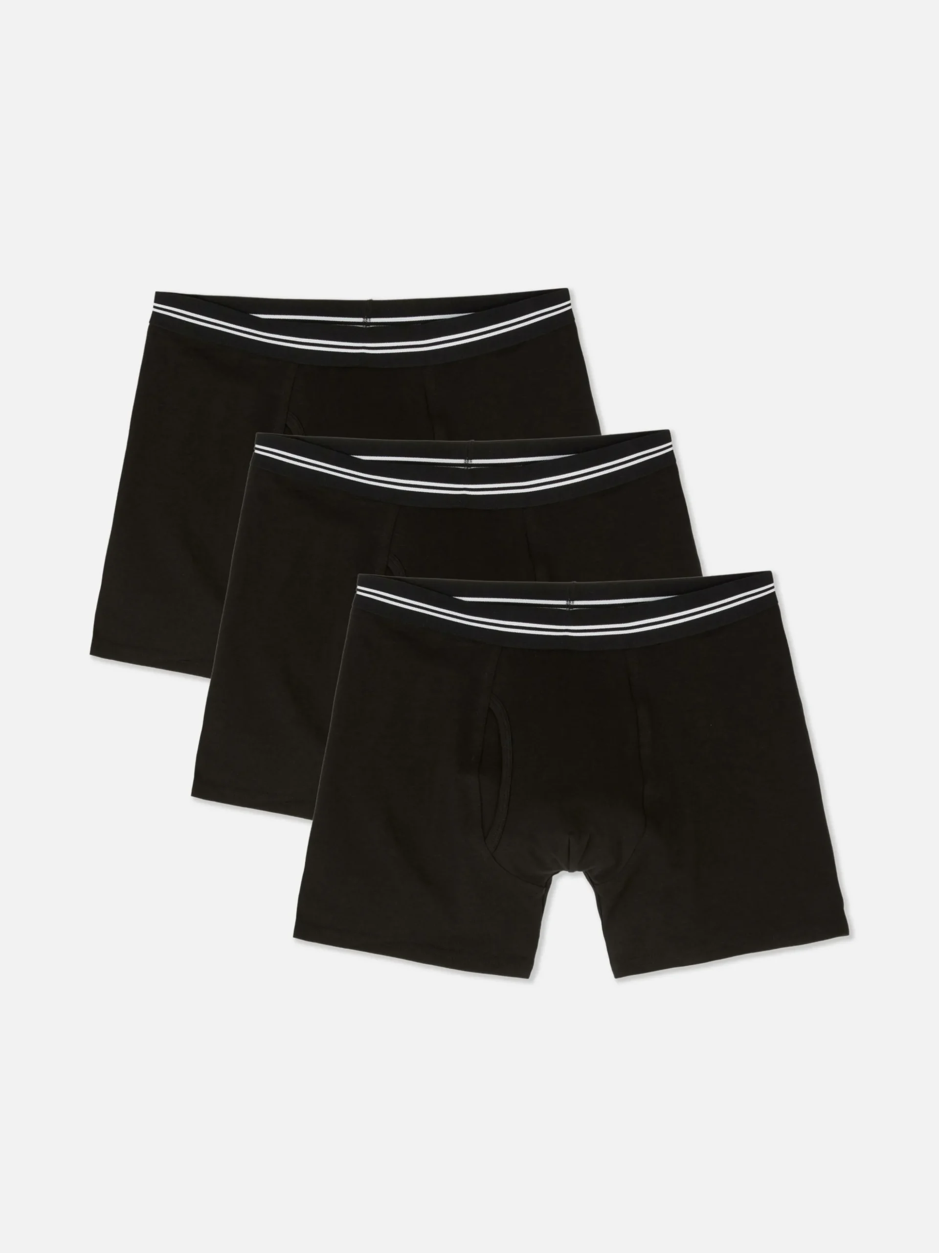 Lot De 3 Boxers à Taille Rayée