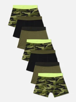 Lot De 7 Boxers Camouflage