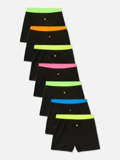 Lot De 7 Boxers Fluo