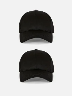 Lot De 2 Casquettes De Baseball Tissées