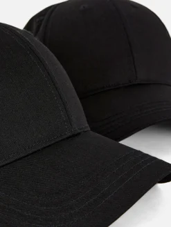 Lot De 2 Casquettes De Baseball Tissées