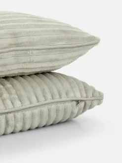 Lot De 2 Coussins Côtelés