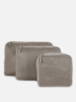 Lot De 3 Cubes De Rangement En Maille