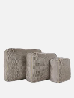 Lot De 3 Cubes De Rangement En Maille