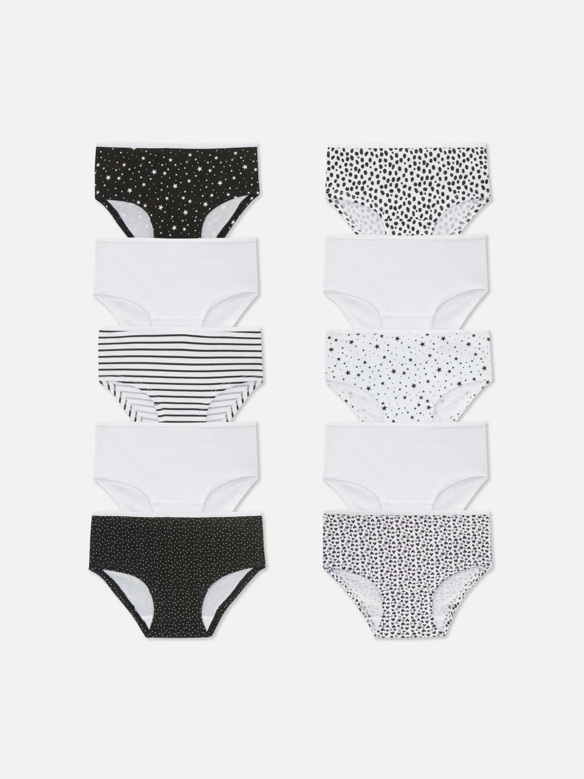 Lot De 10 Culottes à Motifs Variés