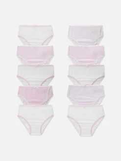 Lot De 10 Culottes à Rayures Et étoiles