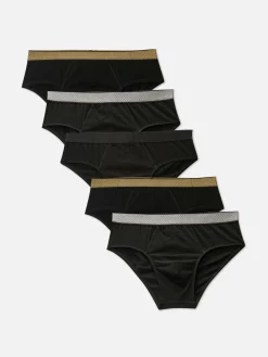 Lot De 5 Culottes à Taille Métallisée