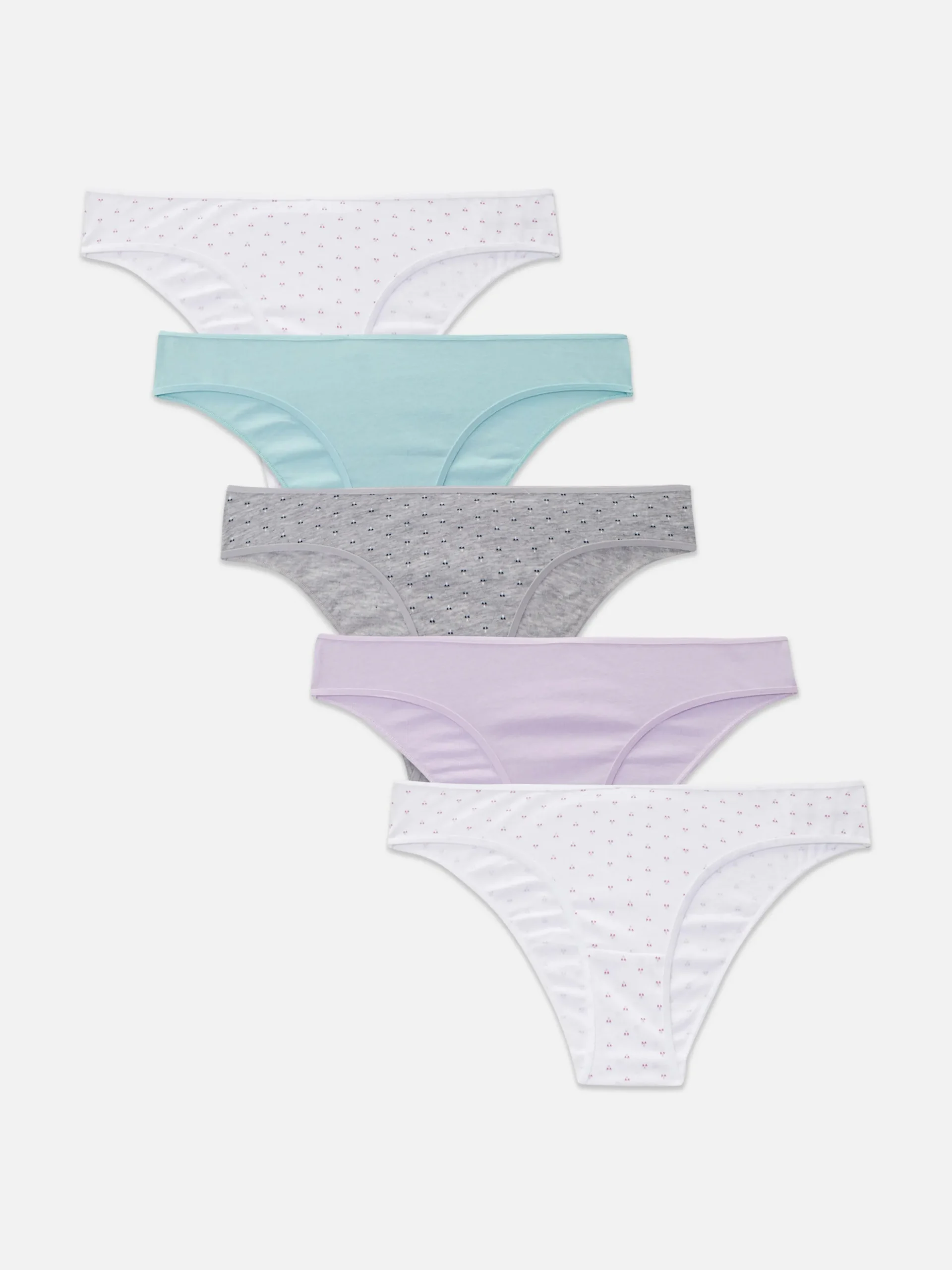 Lot De 5 Culottes Brésiliennes à Imprimé Tendance