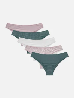 Lot De 5 Culottes Brésiliennes Pour Tous Les Jours